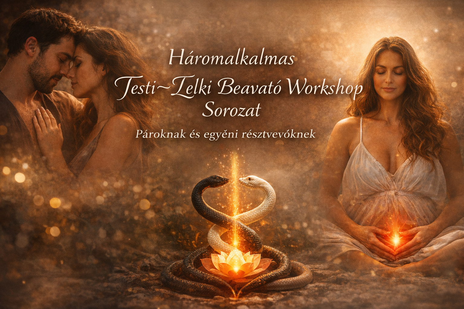 fókuszban az érintés, intimitás a szexuális energia és a gyógyulás.