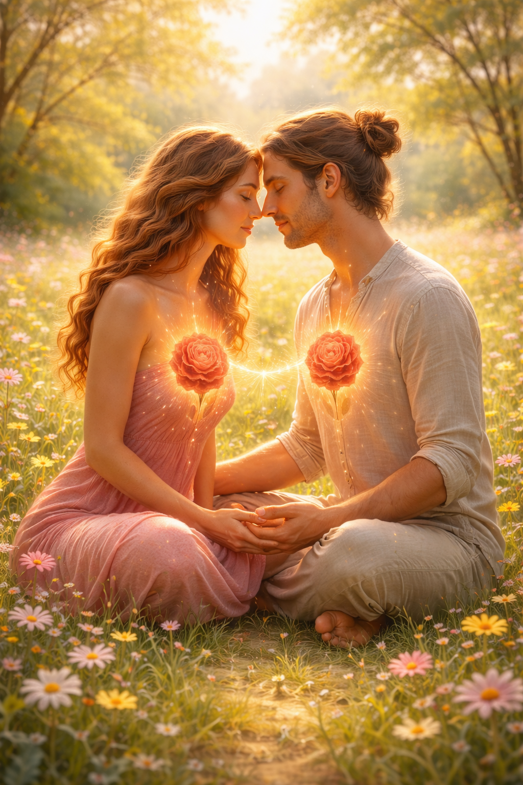 A bizalom, az intimitás és a gyógyító érintés erejét jelképezi.